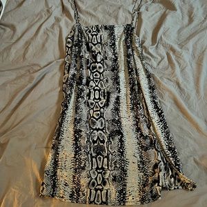 Snake skin dress